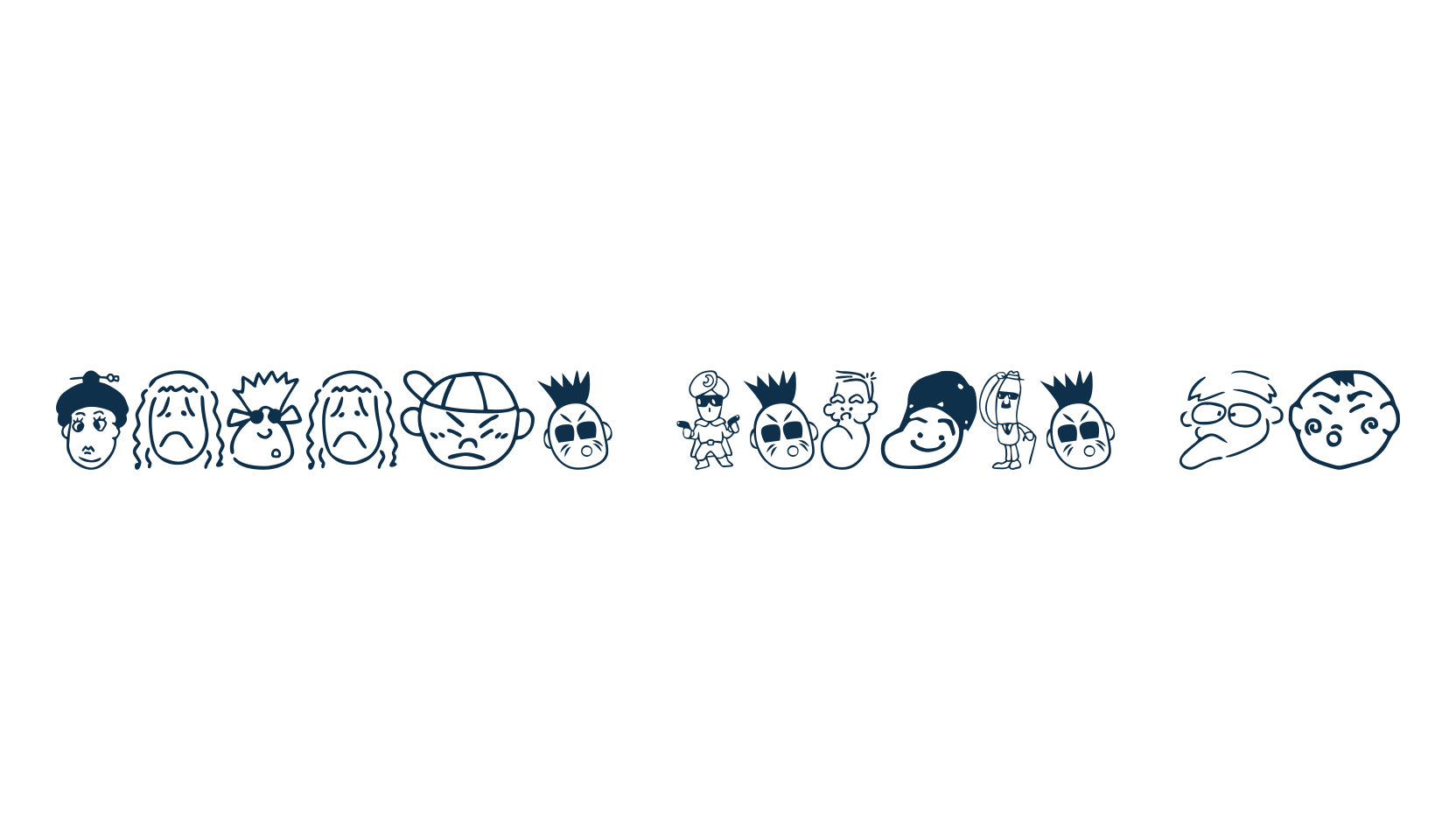 Sakabe People 01, display market font preview