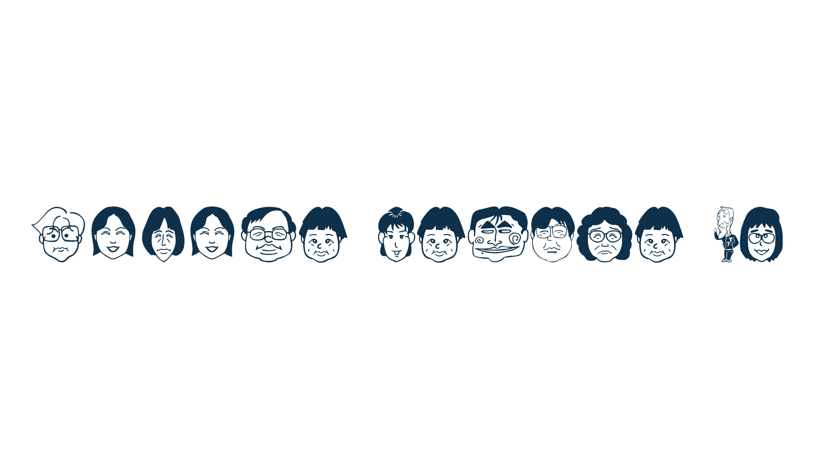 Sakabe People 05, fancy decorative font preview