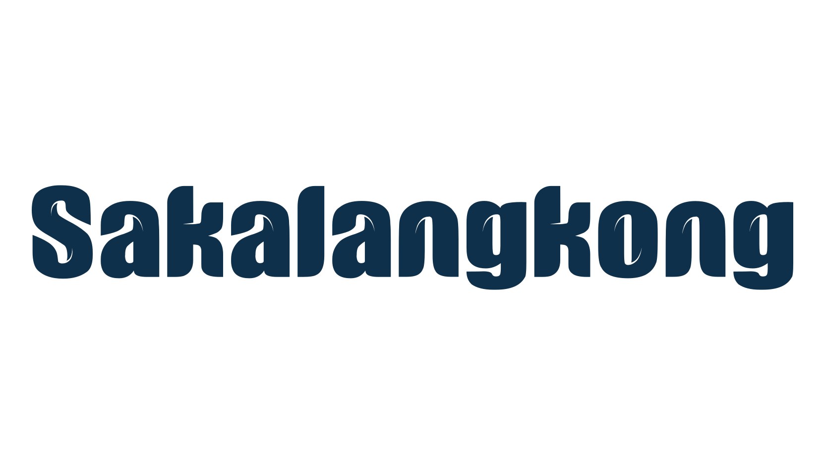 Sakalangkong, fancy groovy decorative font preview