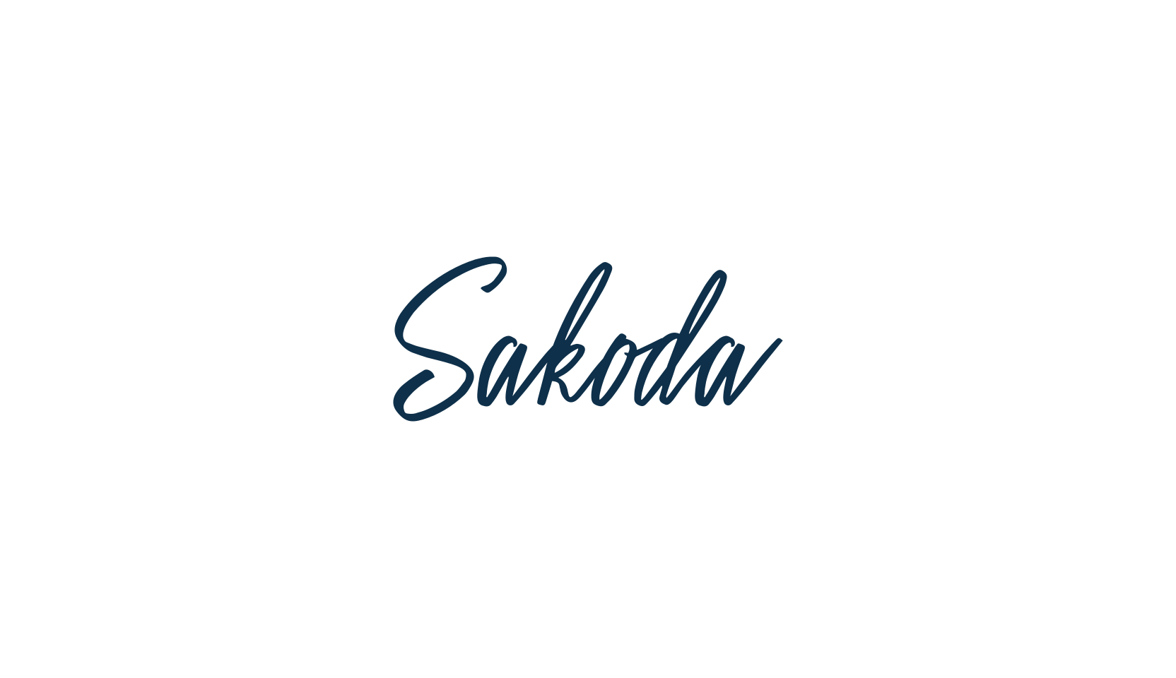 Sakoda, script handwritten fancy decorative calligraphy font preview