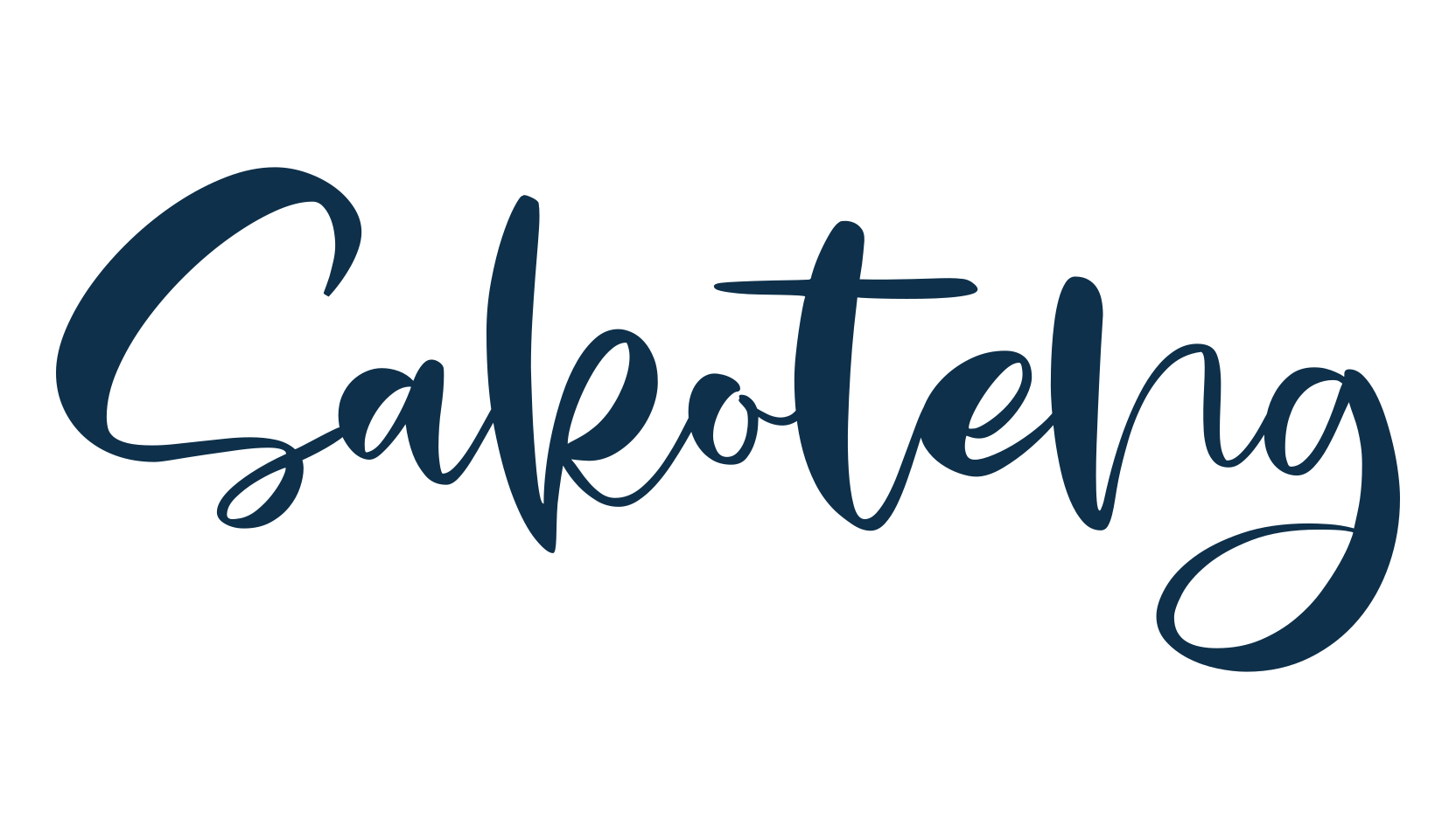 Sakoteng, fancy decorative font preview