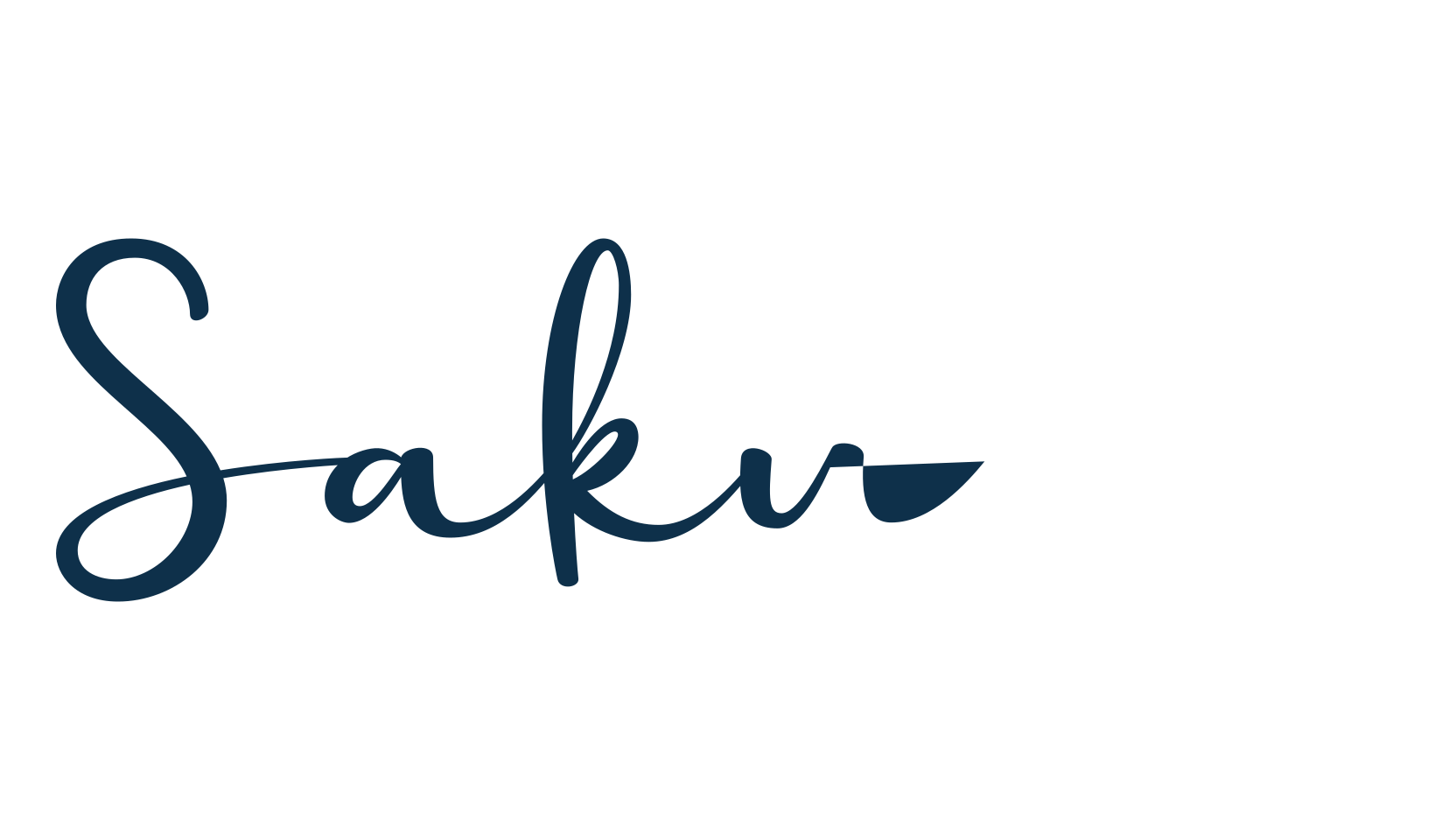 Sakura, handwriting font preview