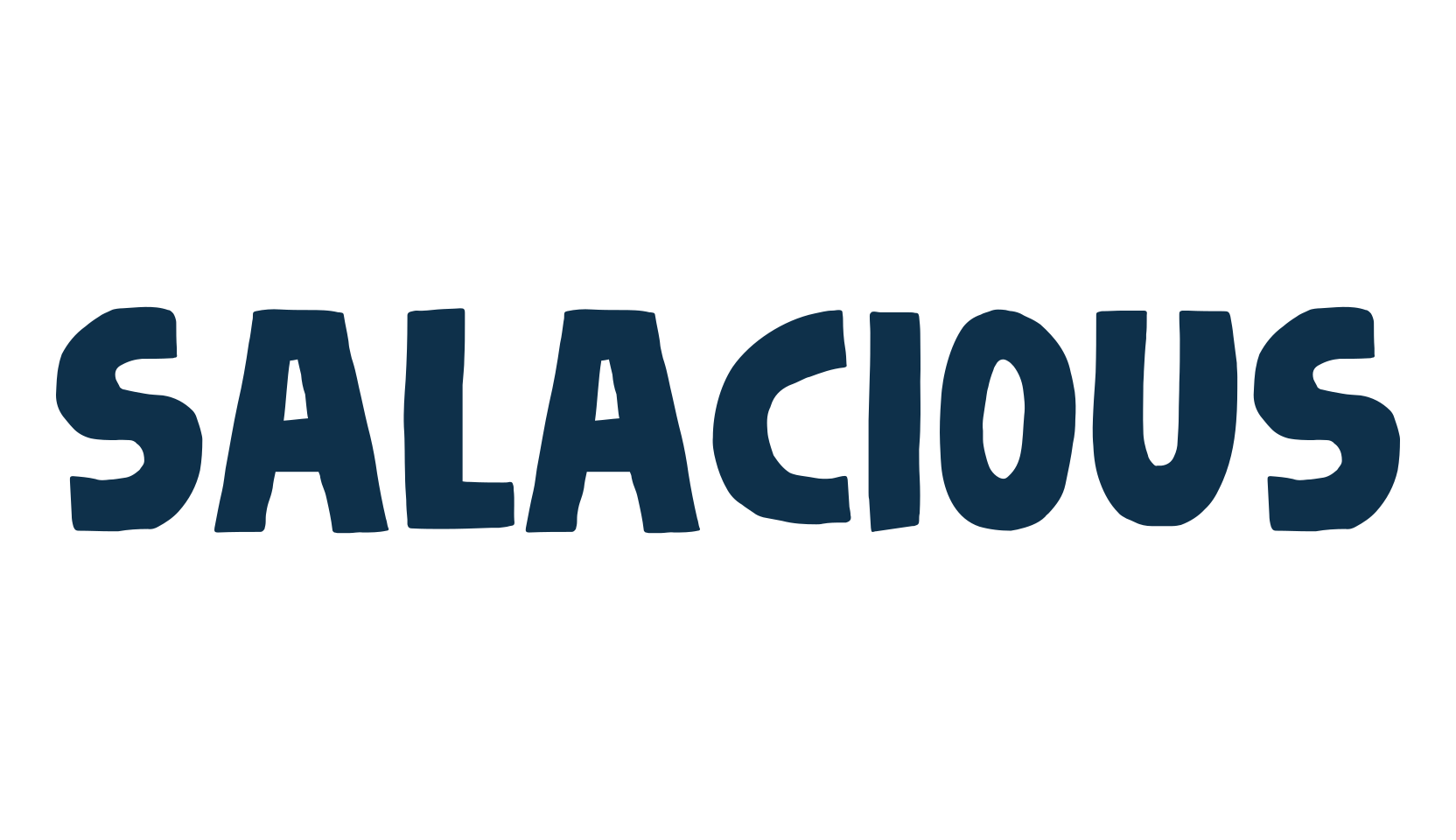Salacious, fancy cartoon decorative font preview