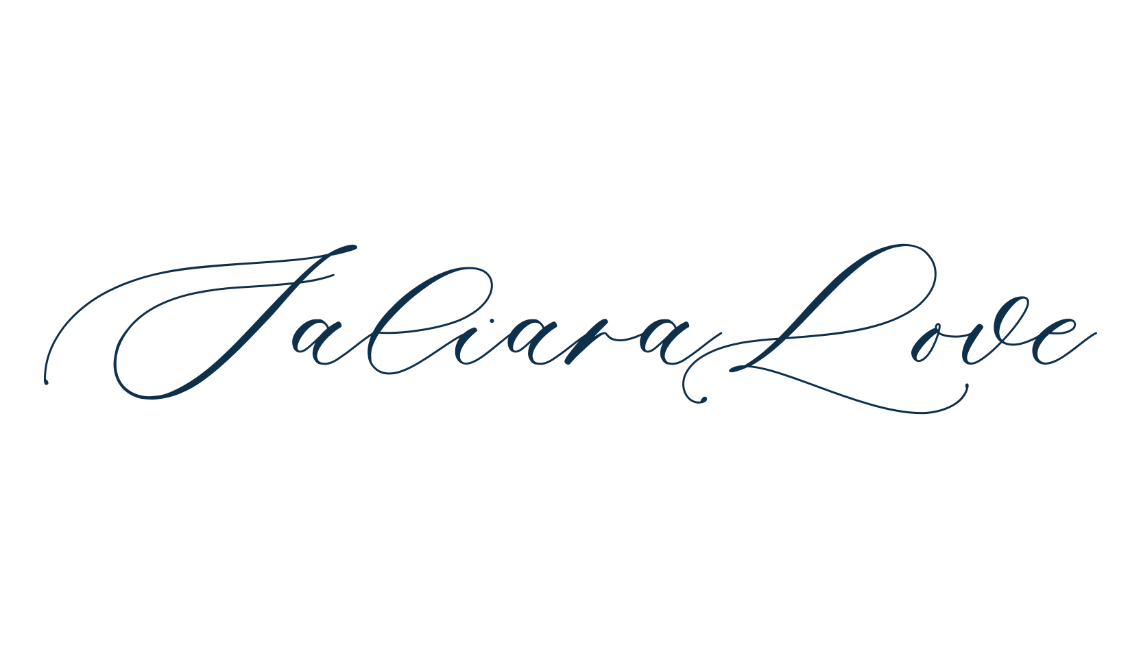 Saliara Love, calligraphy font preview