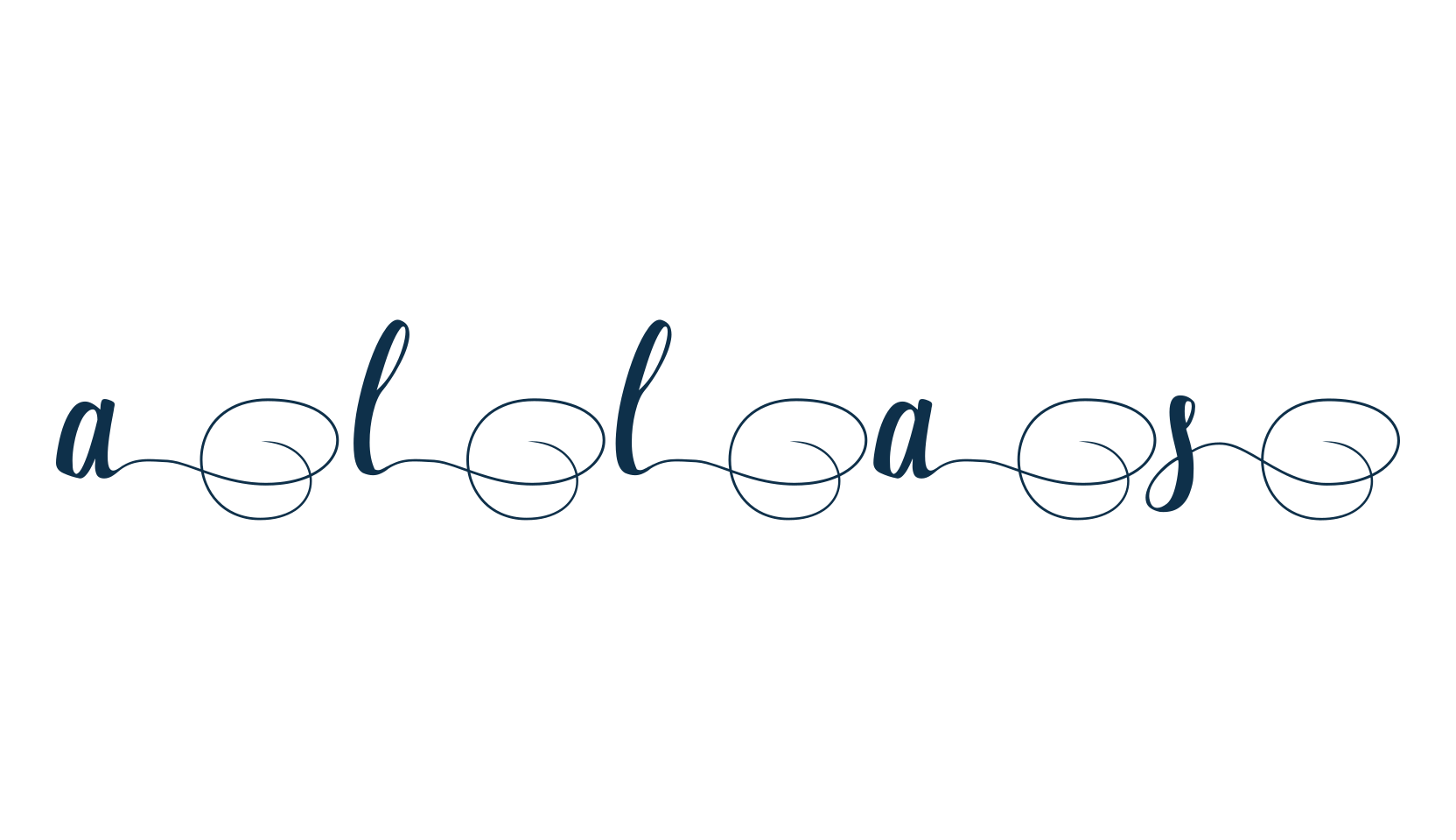 Sallas, calligraphy font preview