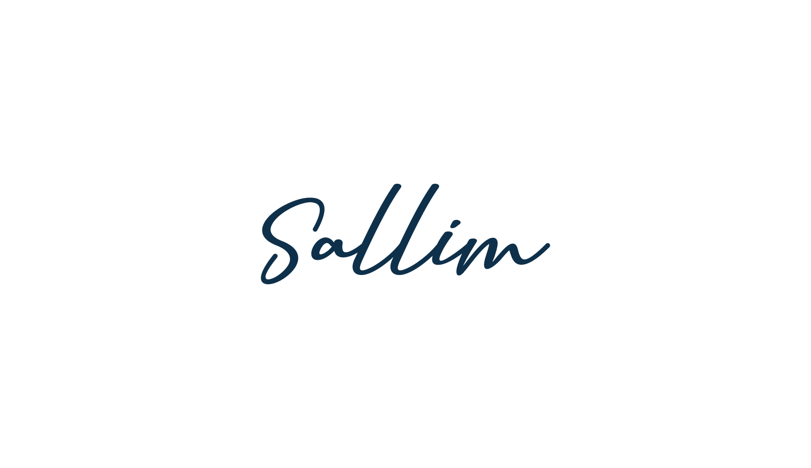 Sallim, handwriting font preview