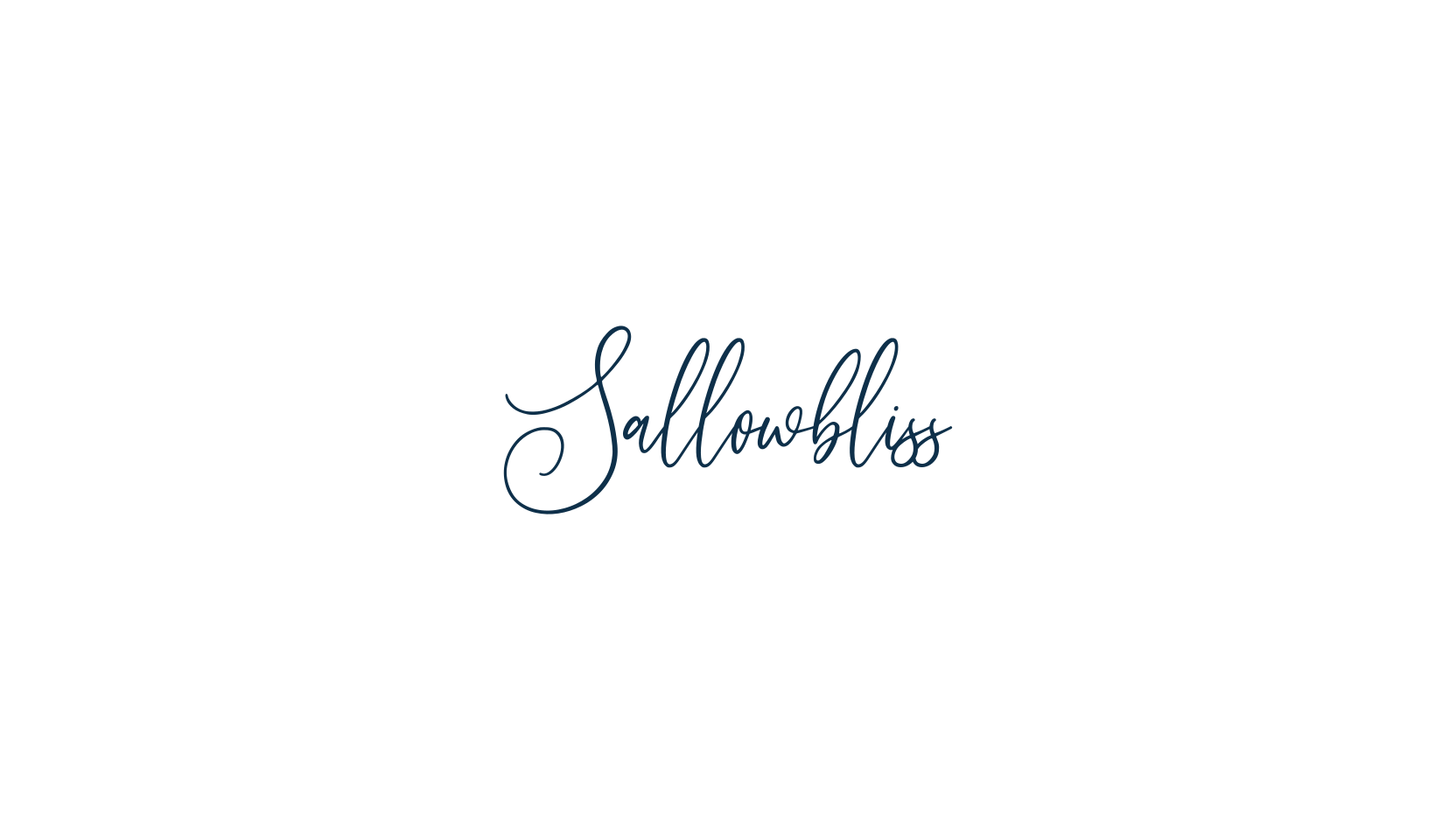 Sallowbliss, handwriting font preview