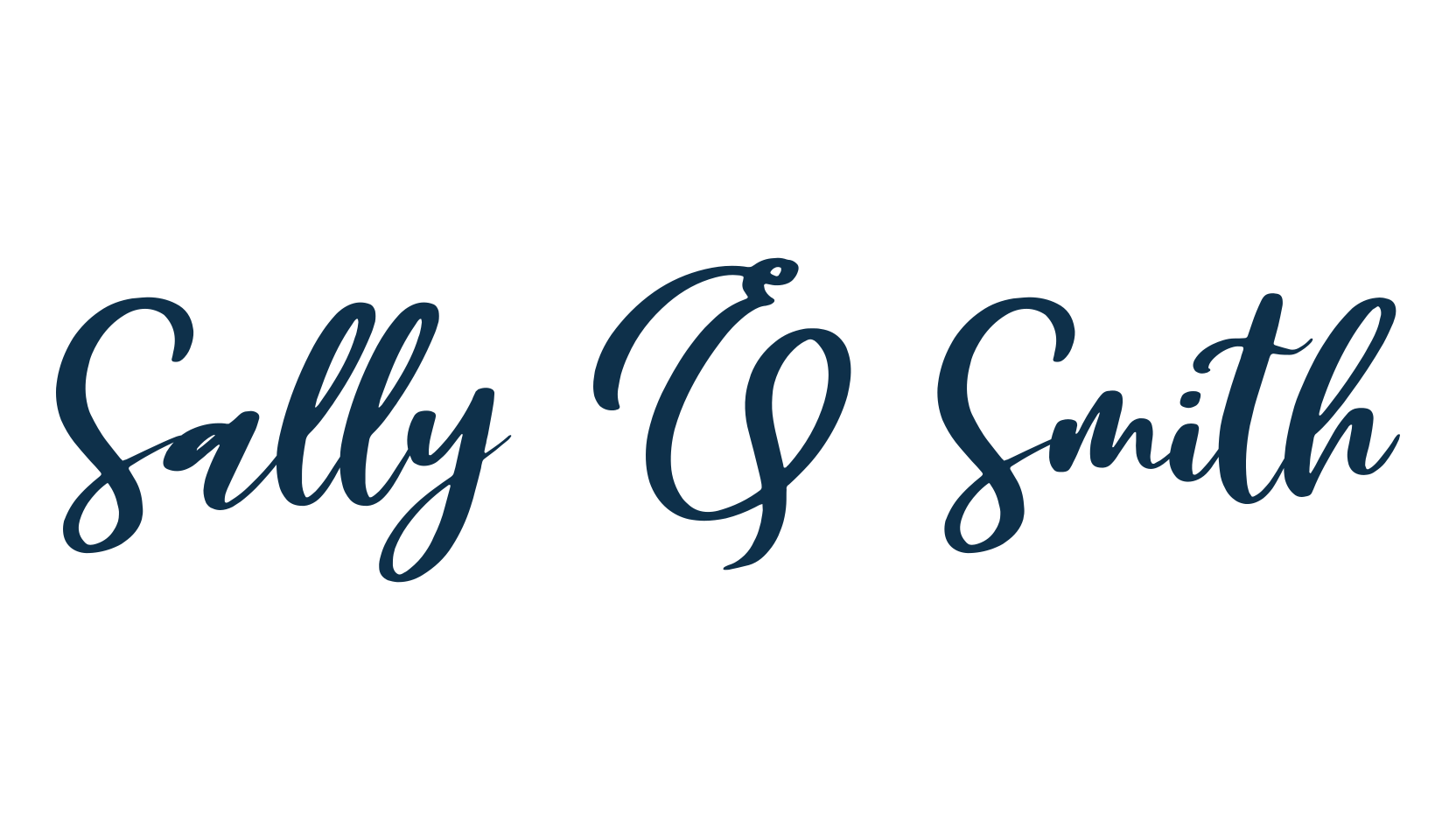 Sally & Smith, calligraphy font preview