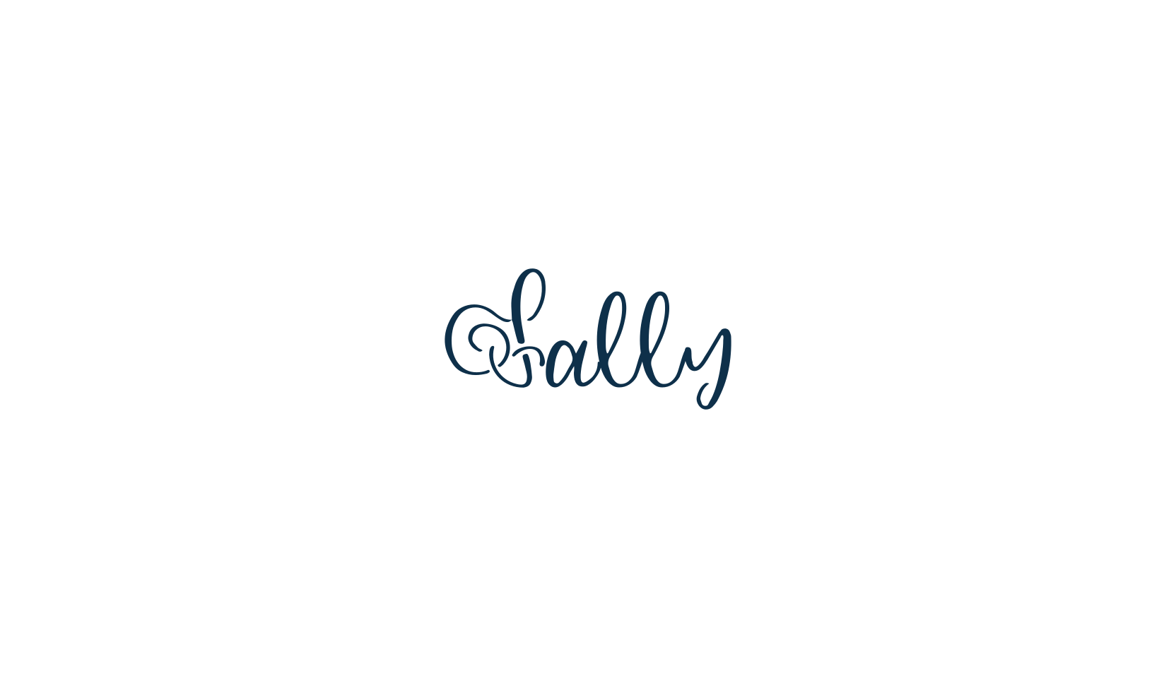 Sally, fancy decorative font preview