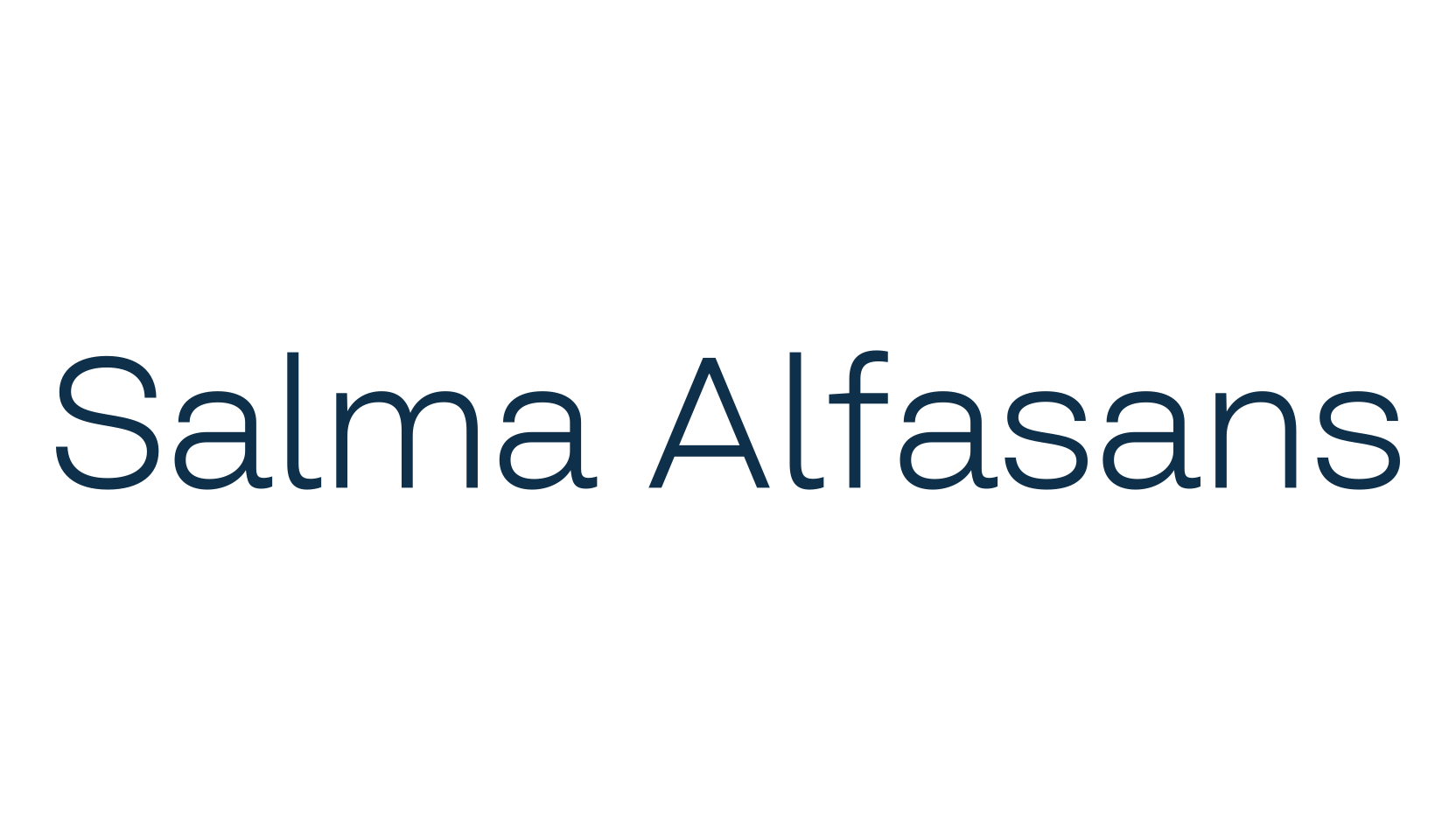 Salma Alfasans, basic sans serif font preview