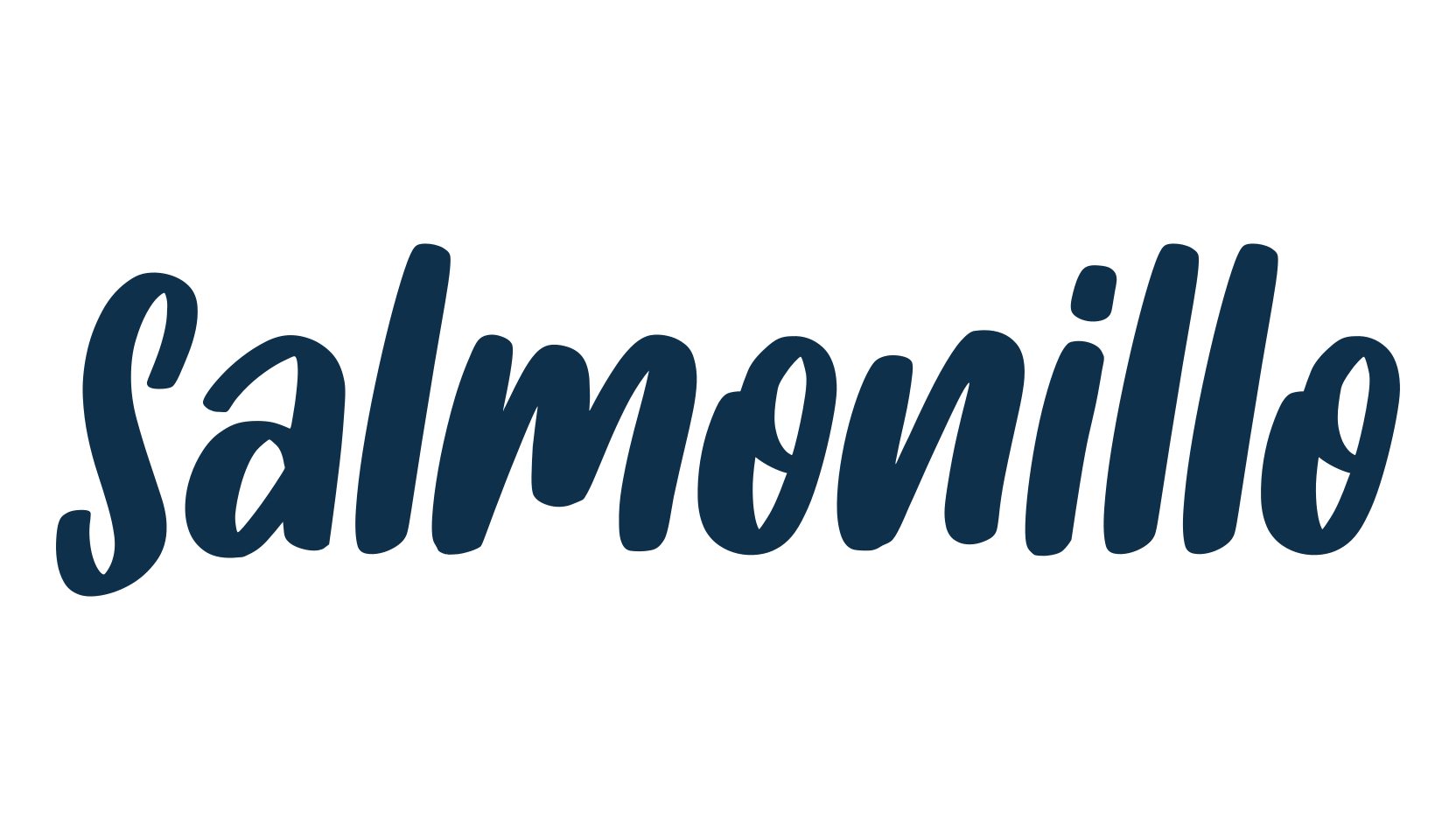 Salmonillo, fancy decorative font preview