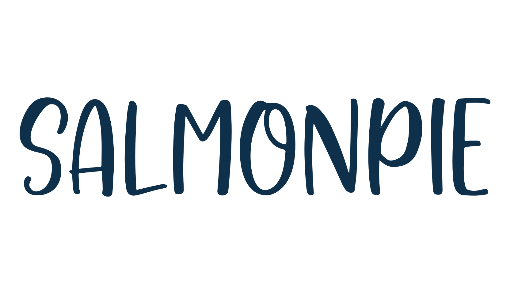 Salmonpie, fancy various decorative script calligraphy font preview
