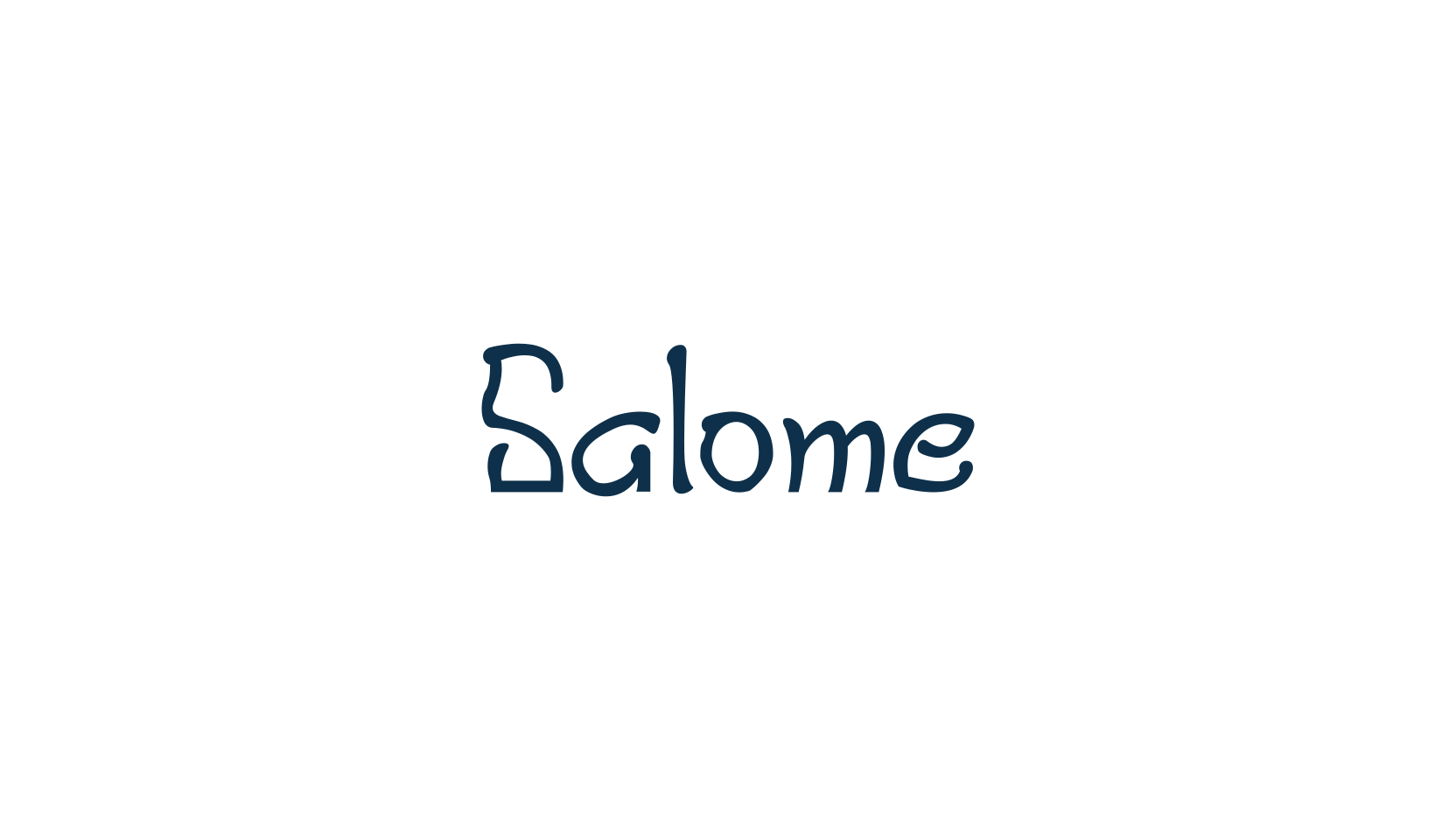 Salome, retro font preview