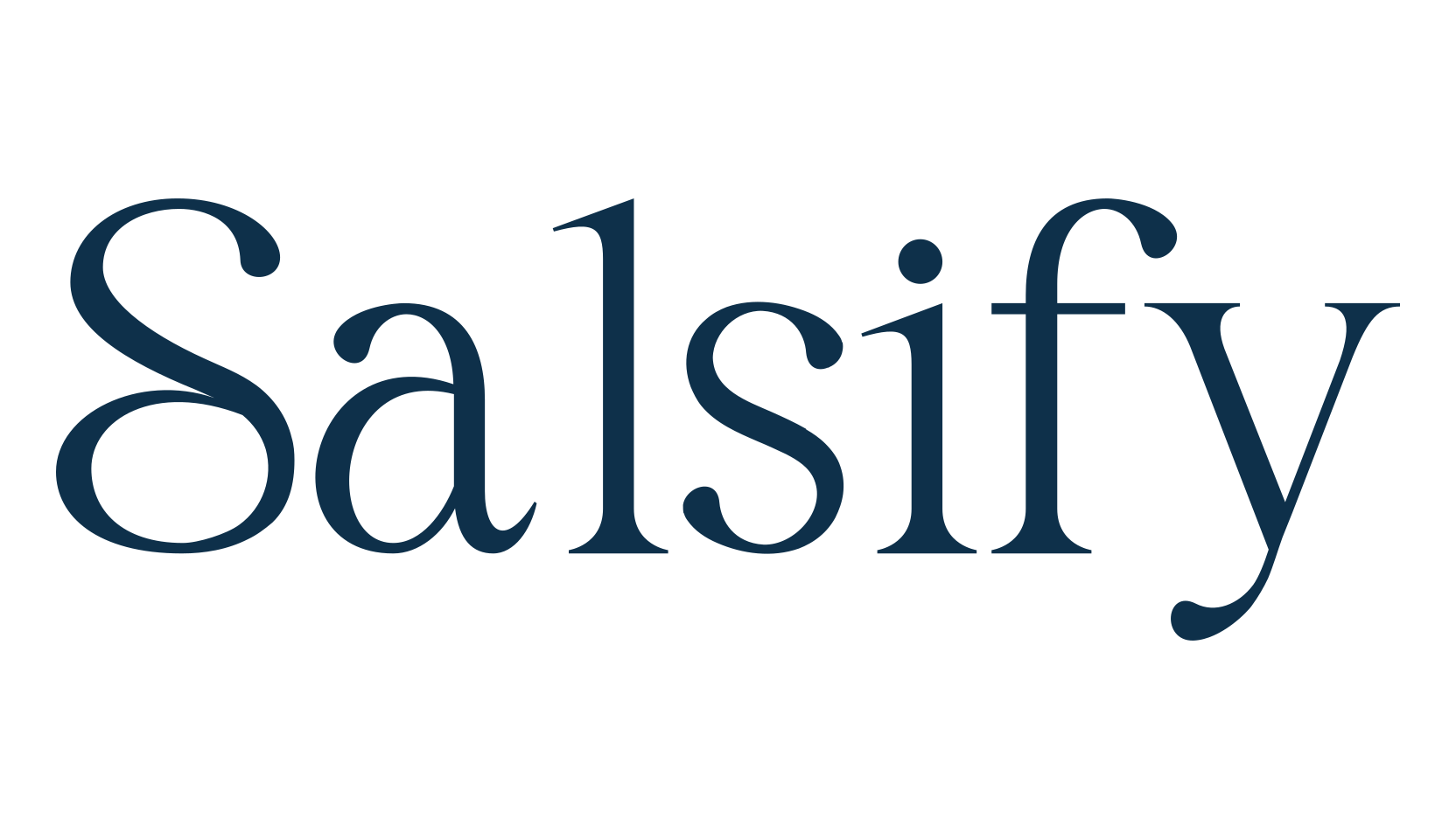 Salsify, basic serif font preview