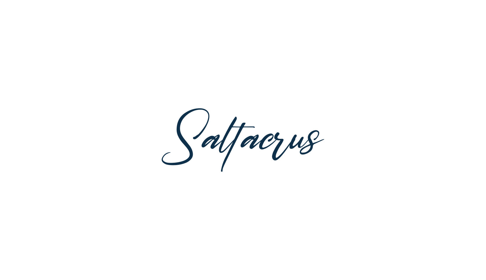 Saltacrus, script calligraphy fancy decorative font preview
