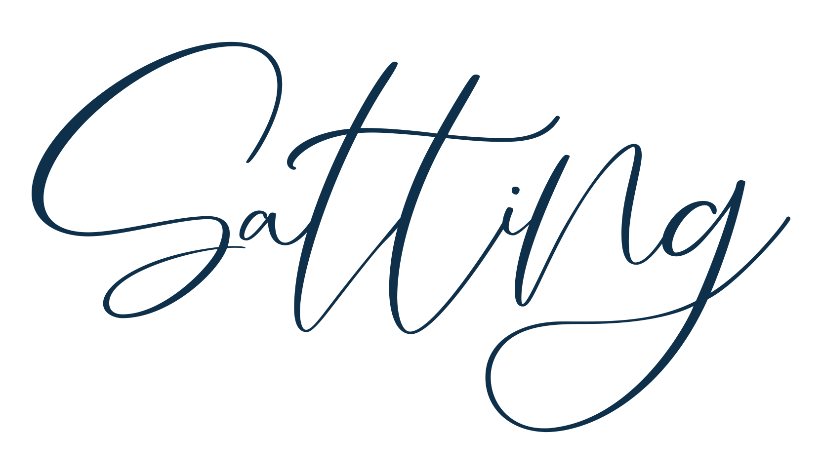 Salting (salting), calligraphy font preview