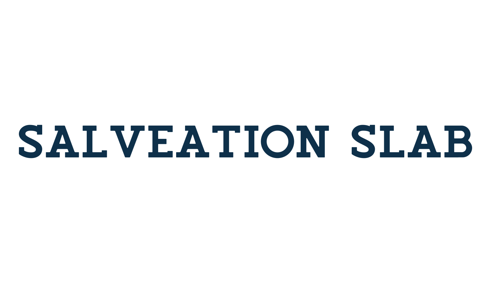 Salveation Slab, serif font preview