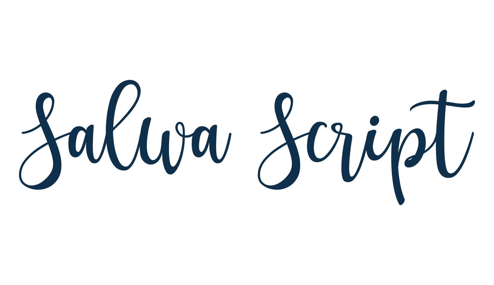 Salwa Script, various font preview