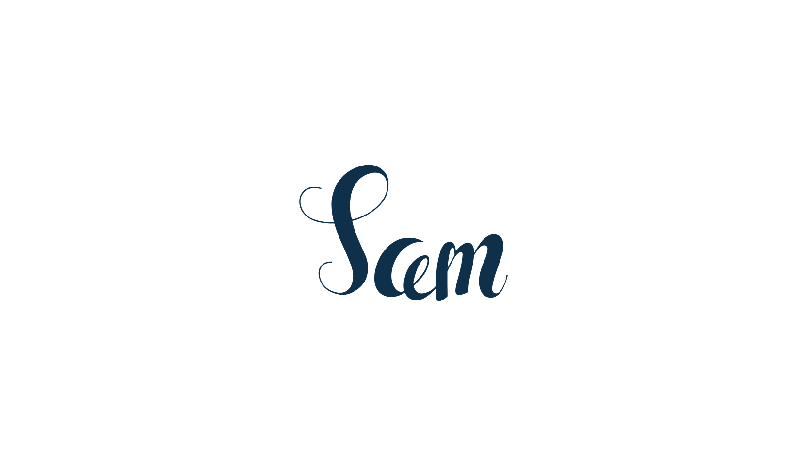 Sam, calligraphy font preview