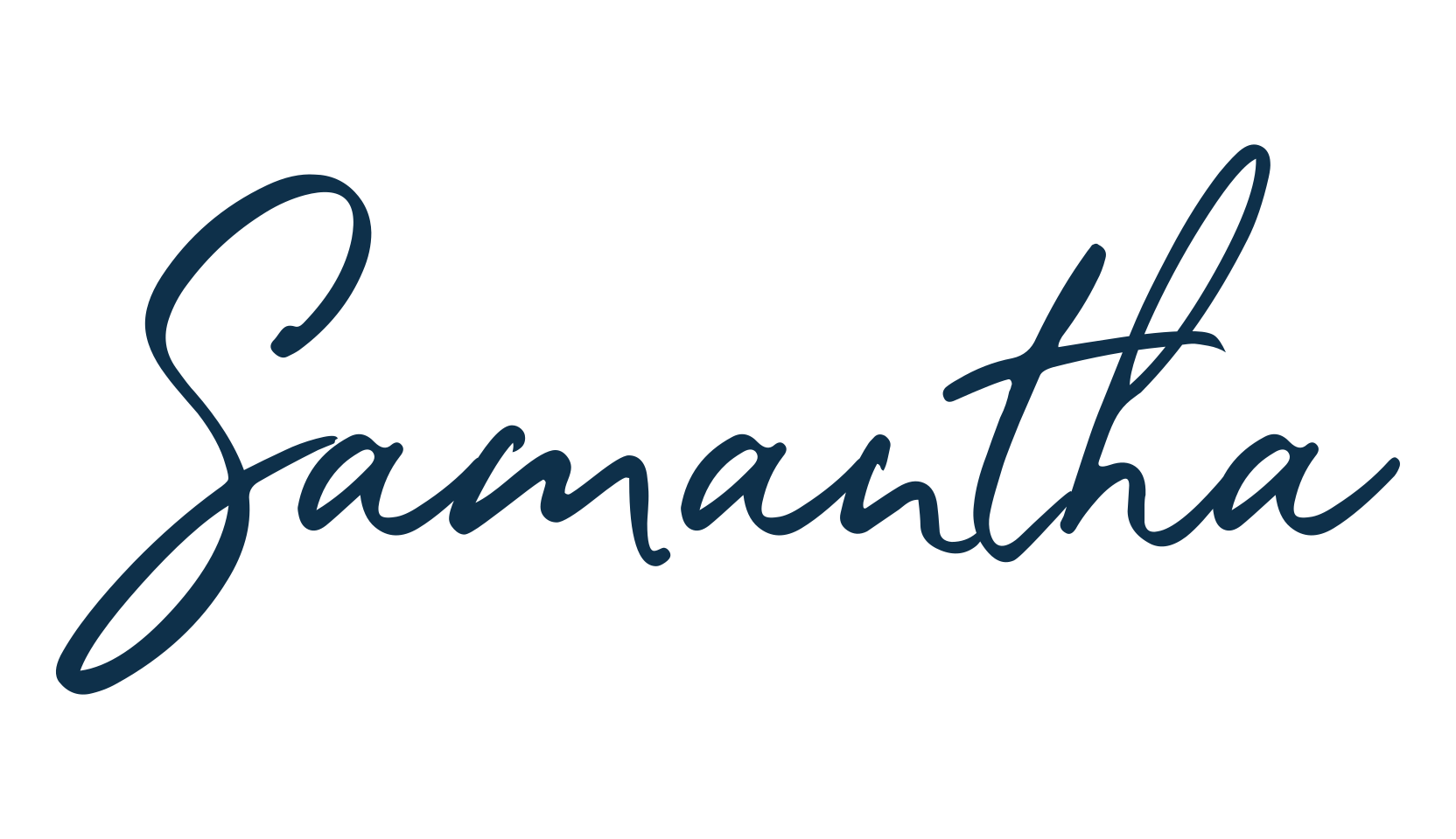 Samantha (samantha-5), script handwritten fancy decorative calligraphy font preview