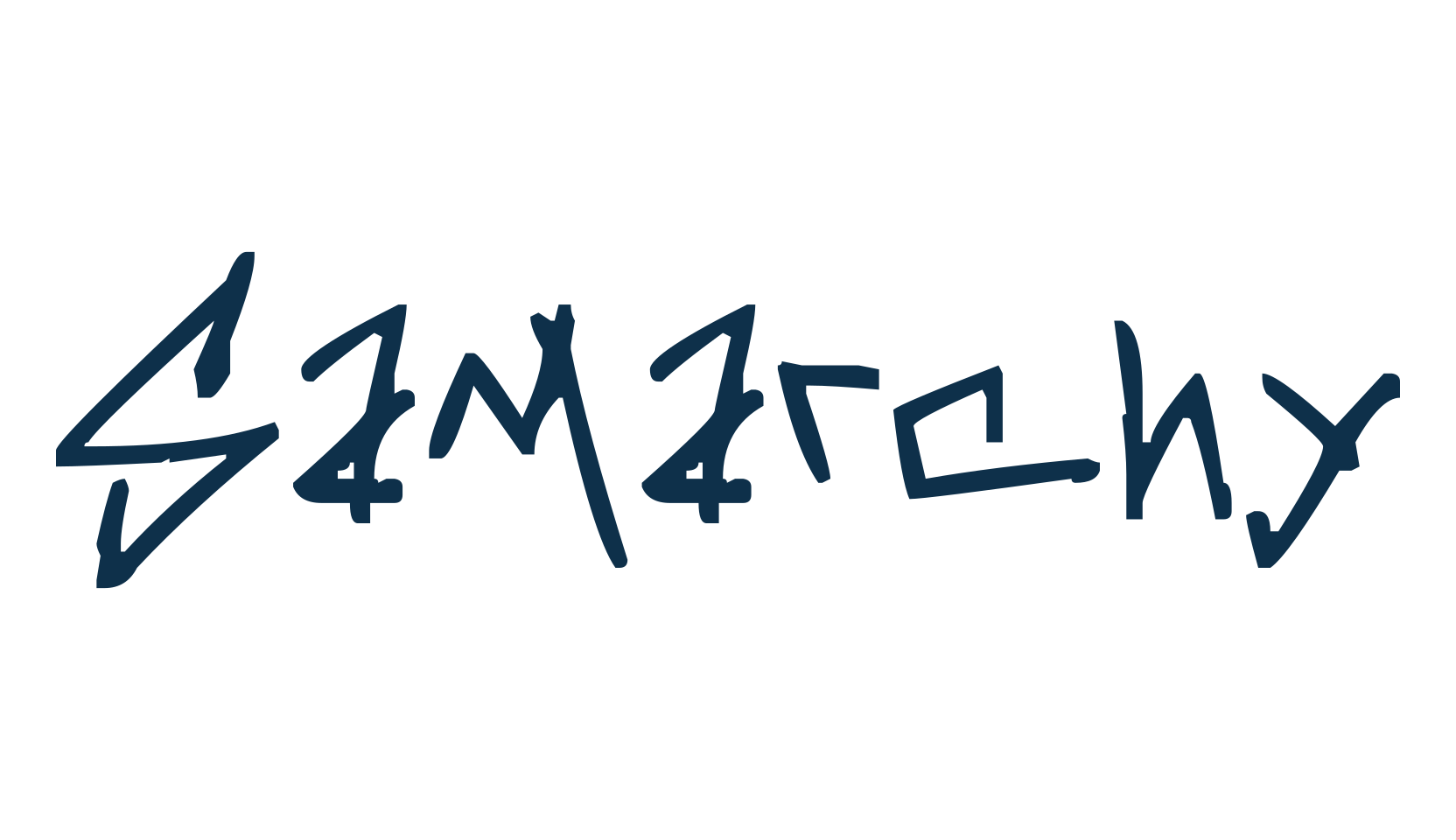 Samarchy, script trash fancy decorative calligraphy font preview