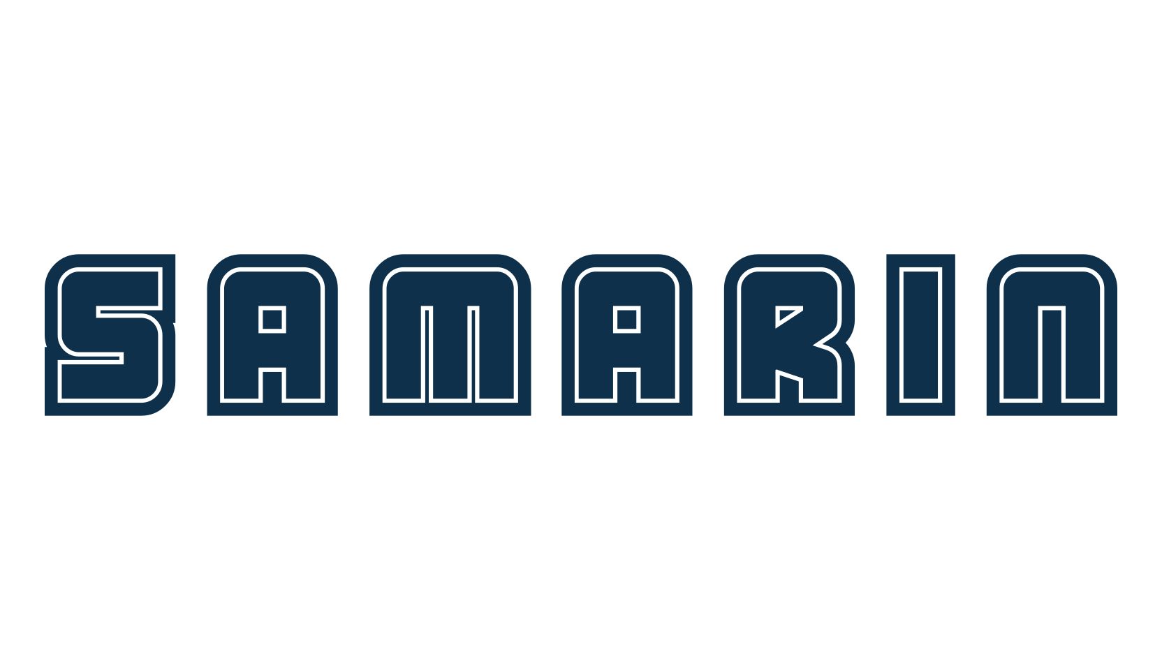 Samarin, fancy various techno sci-fi font preview