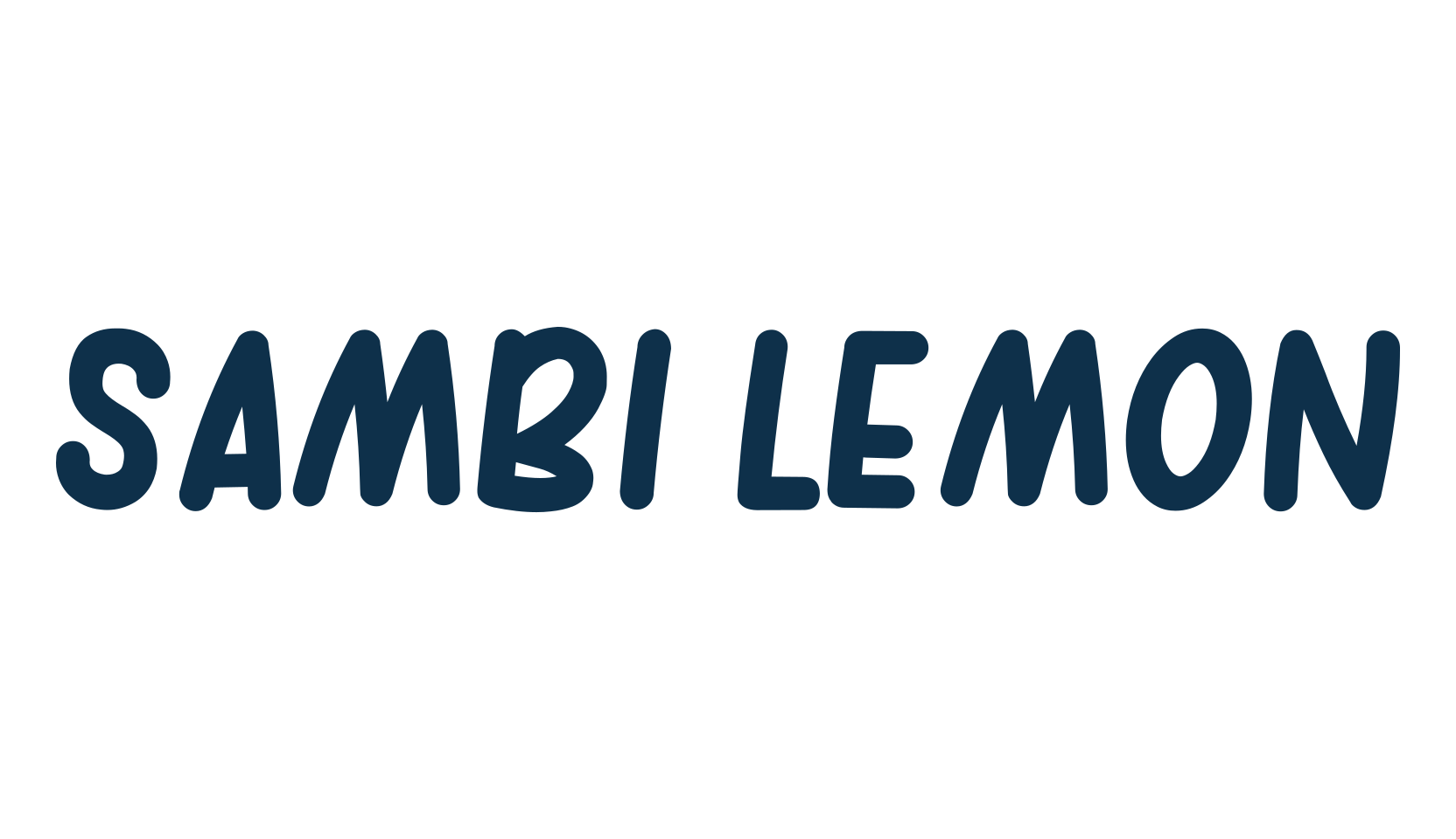 Sambi Lemon, fancy cartoon decorative comic font preview