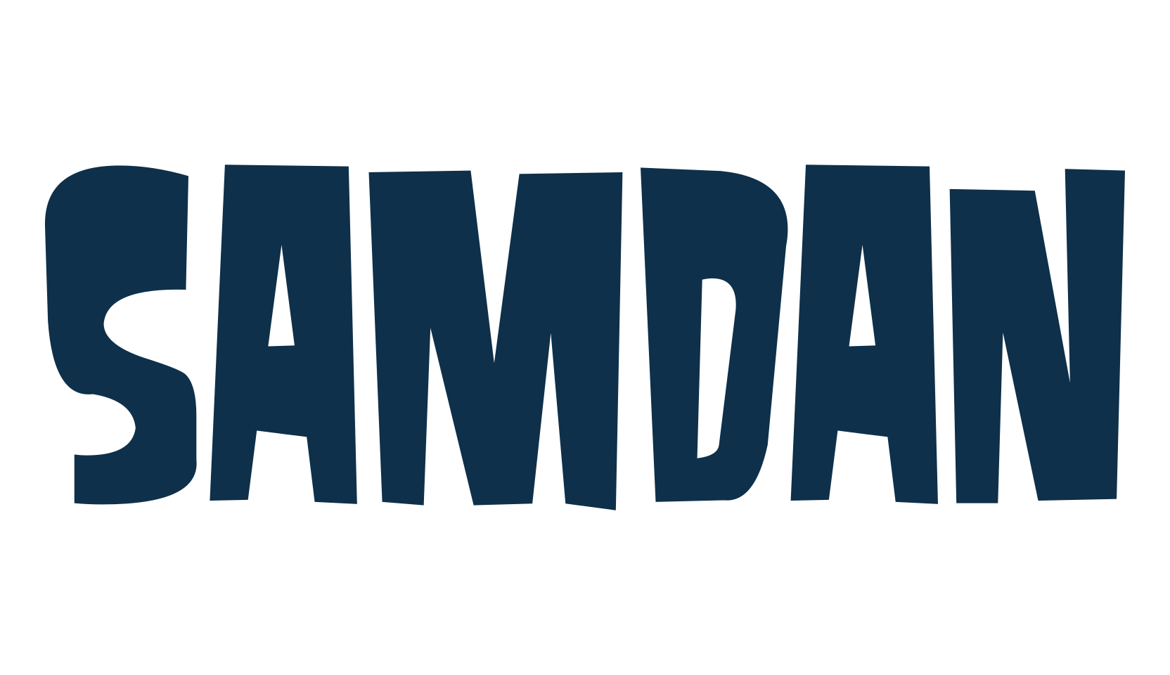 Samdan, holiday halloween fancy decorative horror font preview