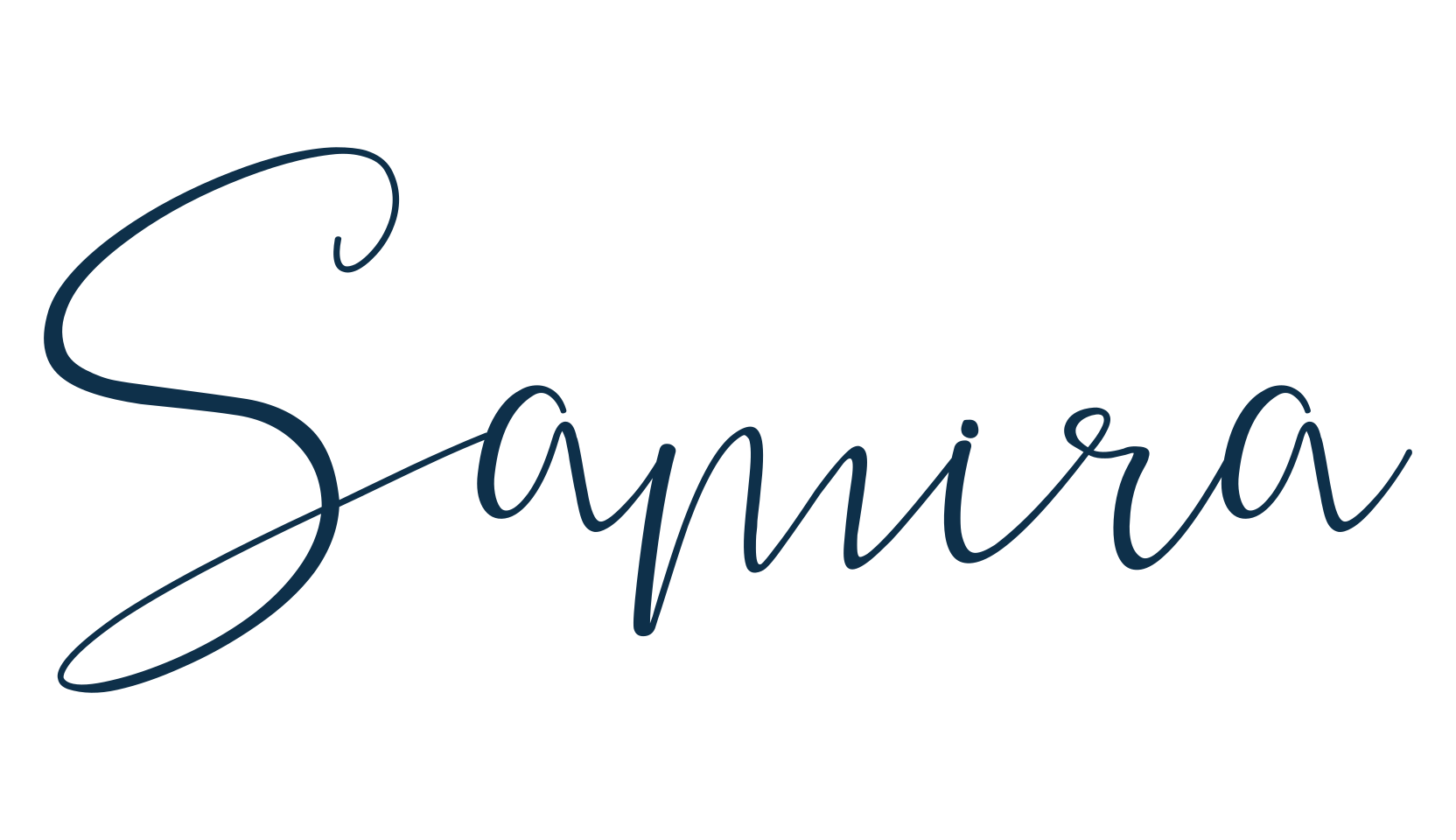 Samira, script handwritten fancy decorative calligraphy font preview