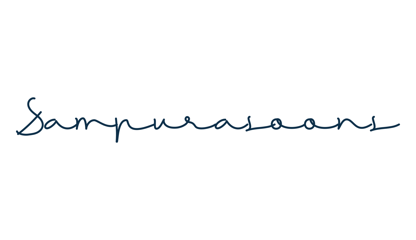 Sampurasoons, handwriting font preview