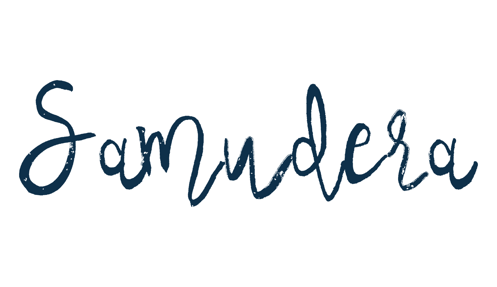 Samudera, handwriting font preview