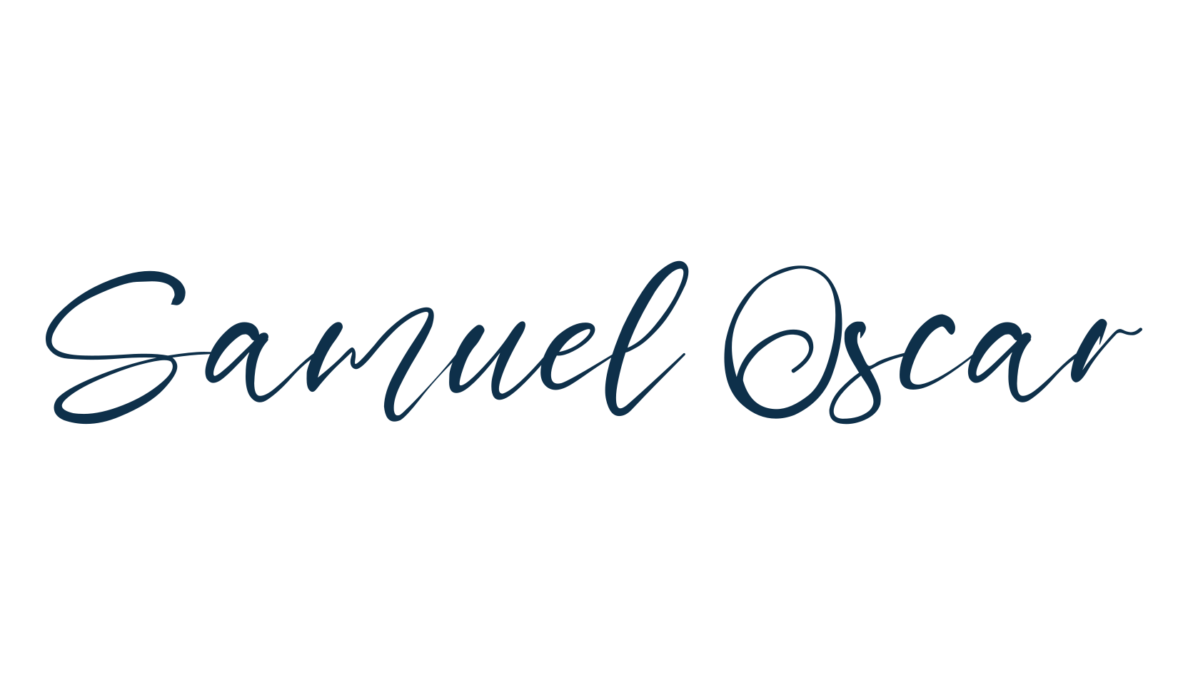 Samuel Oscar, script calligraphy fancy decorative font preview