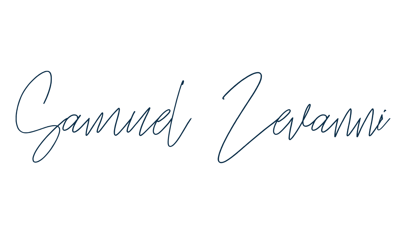 Samuel Zevanni, script handwritten fancy decorative calligraphy font preview