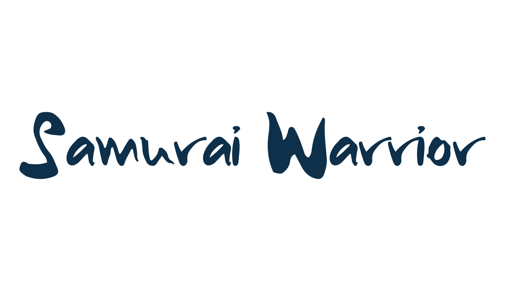 Samurai Warrior, brush font preview