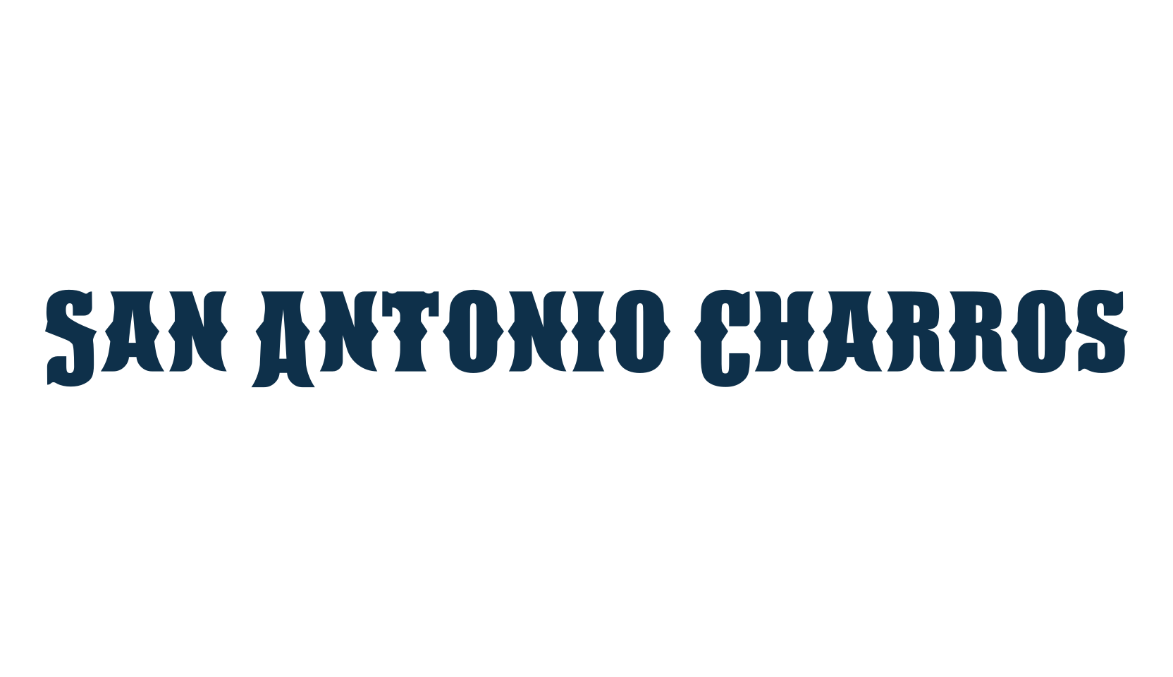 San Antonio Charros, western font preview