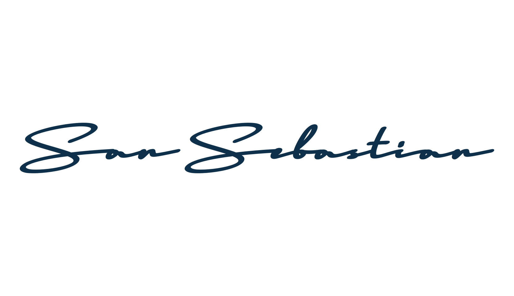 San Sebastian, handwriting font preview