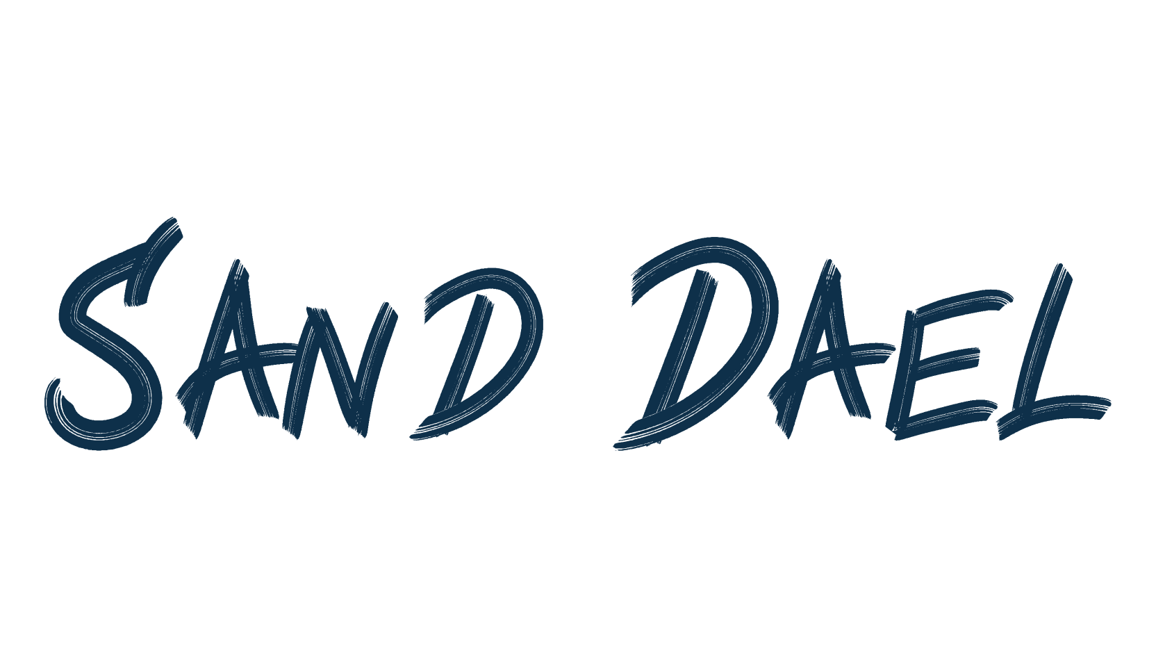 Sand Dael, script brush fancy decorative calligraphy font preview