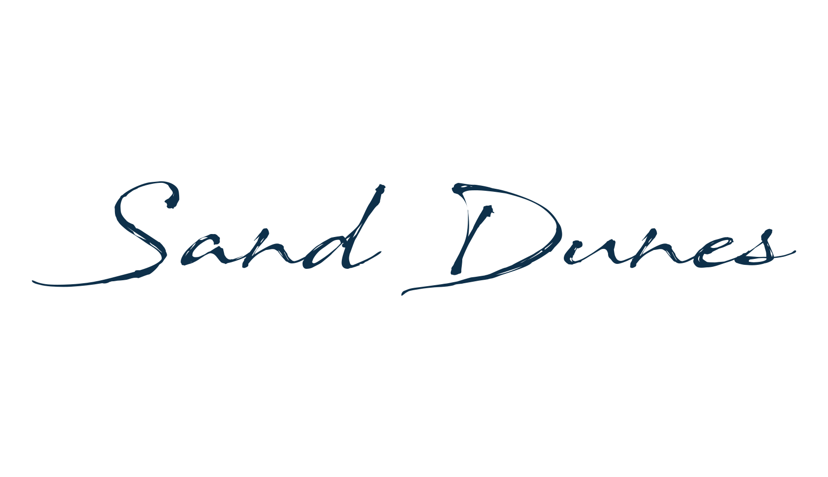 Sand Dunes, handwriting font preview