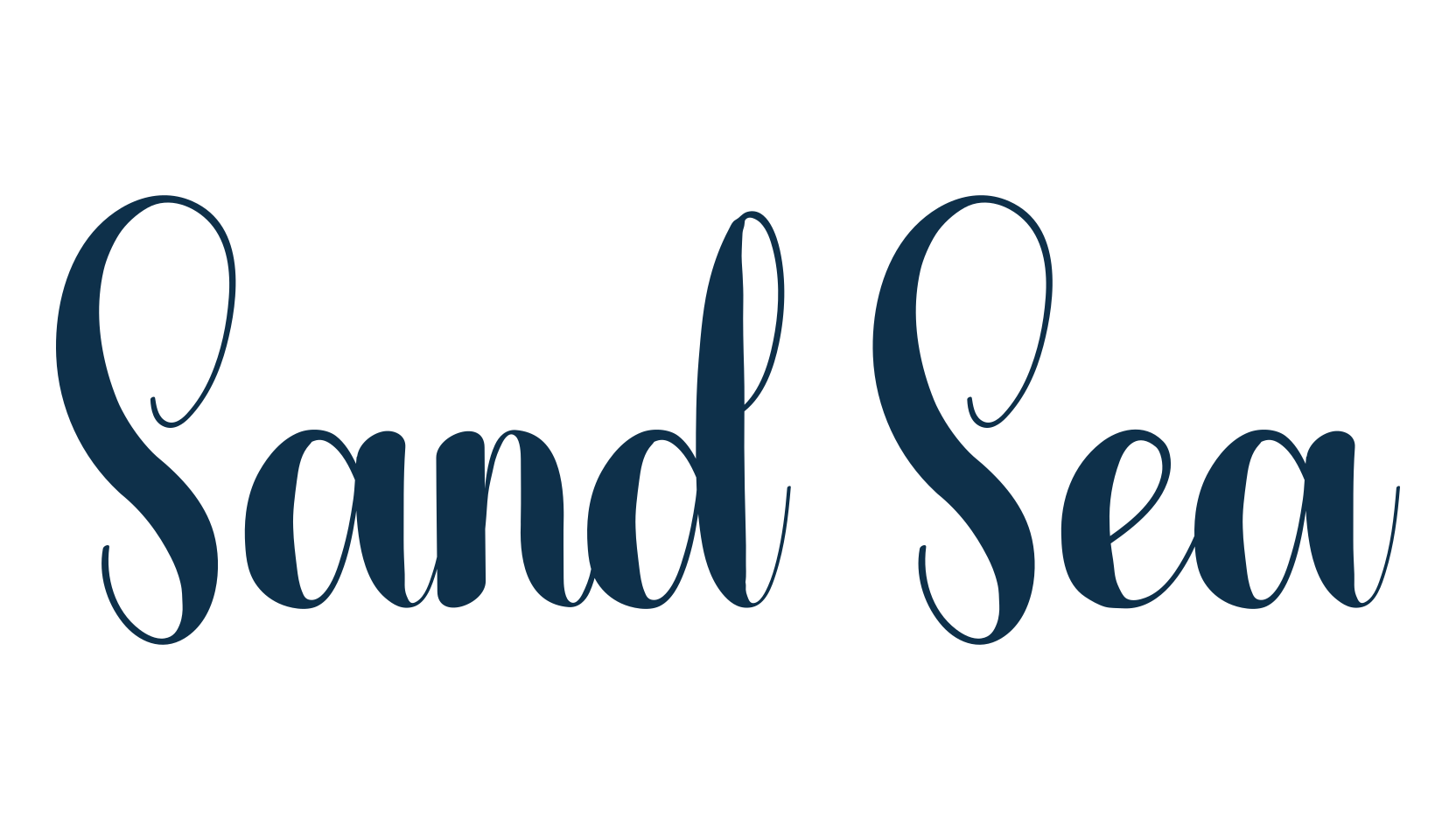 Sand Sea, fancy decorative font preview