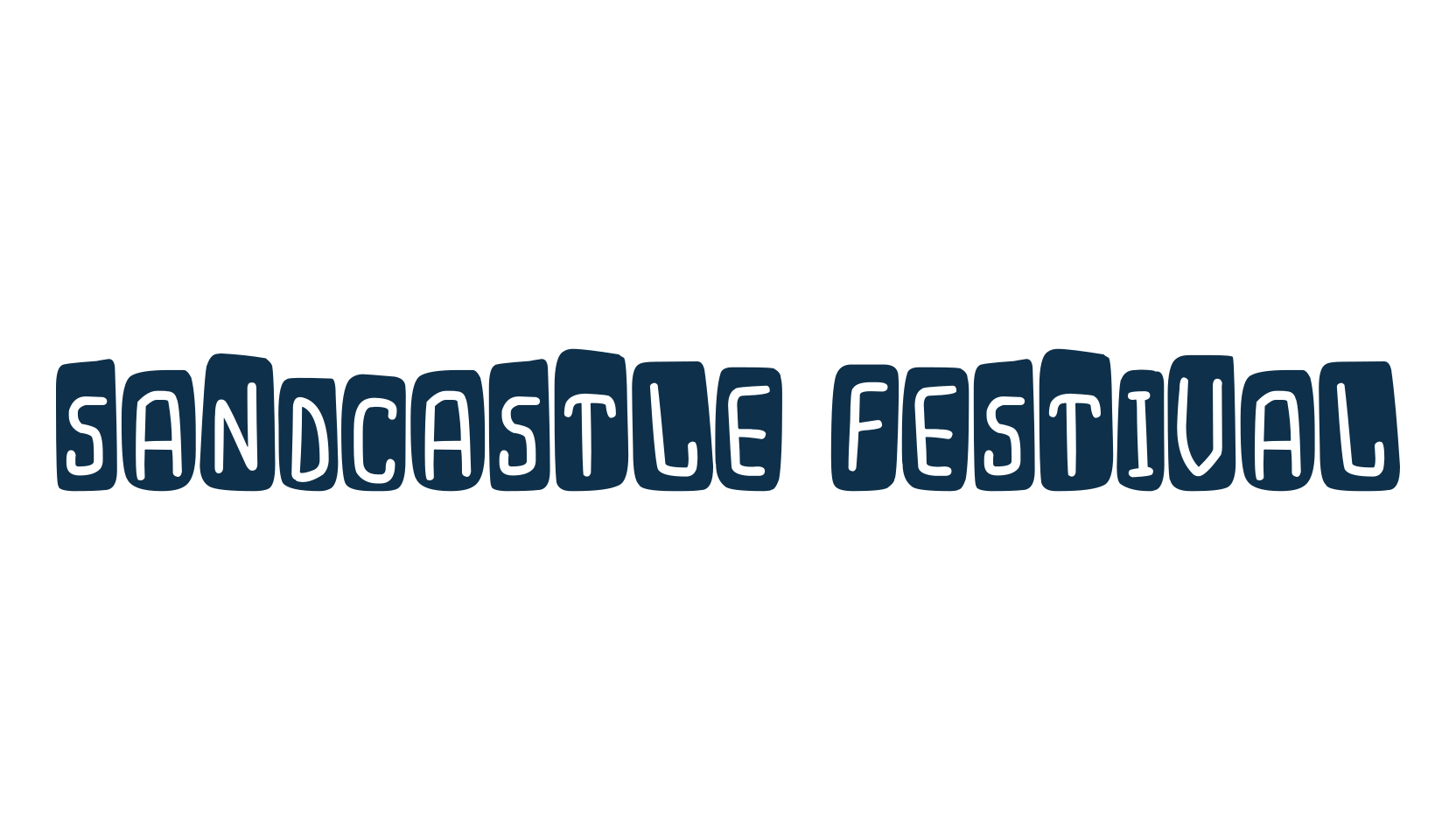 Sandcastle Festival, fancy decorative font preview