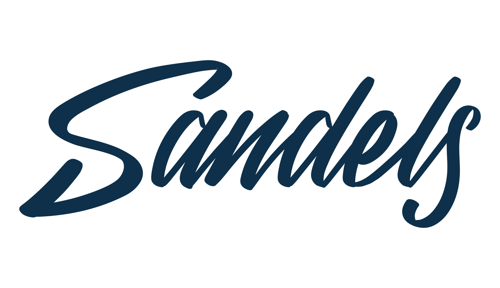 Sandels, calligraphy font preview