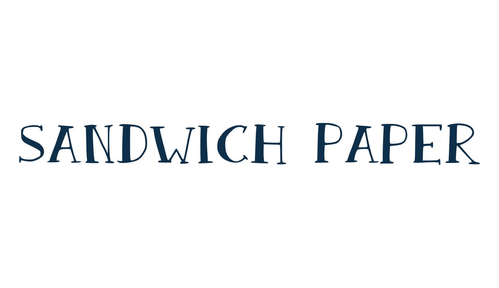 Sandwich Paper, fancy various decorative font preview