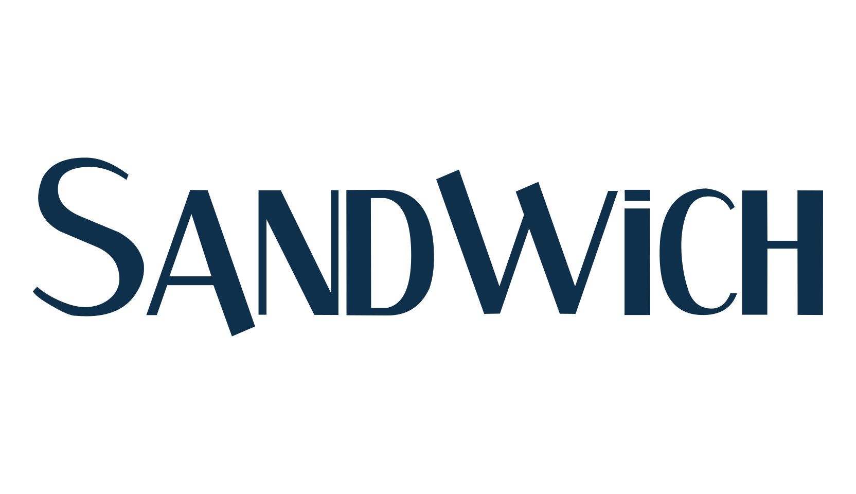 Sandwich (sandwich), fancy retro decorative font preview