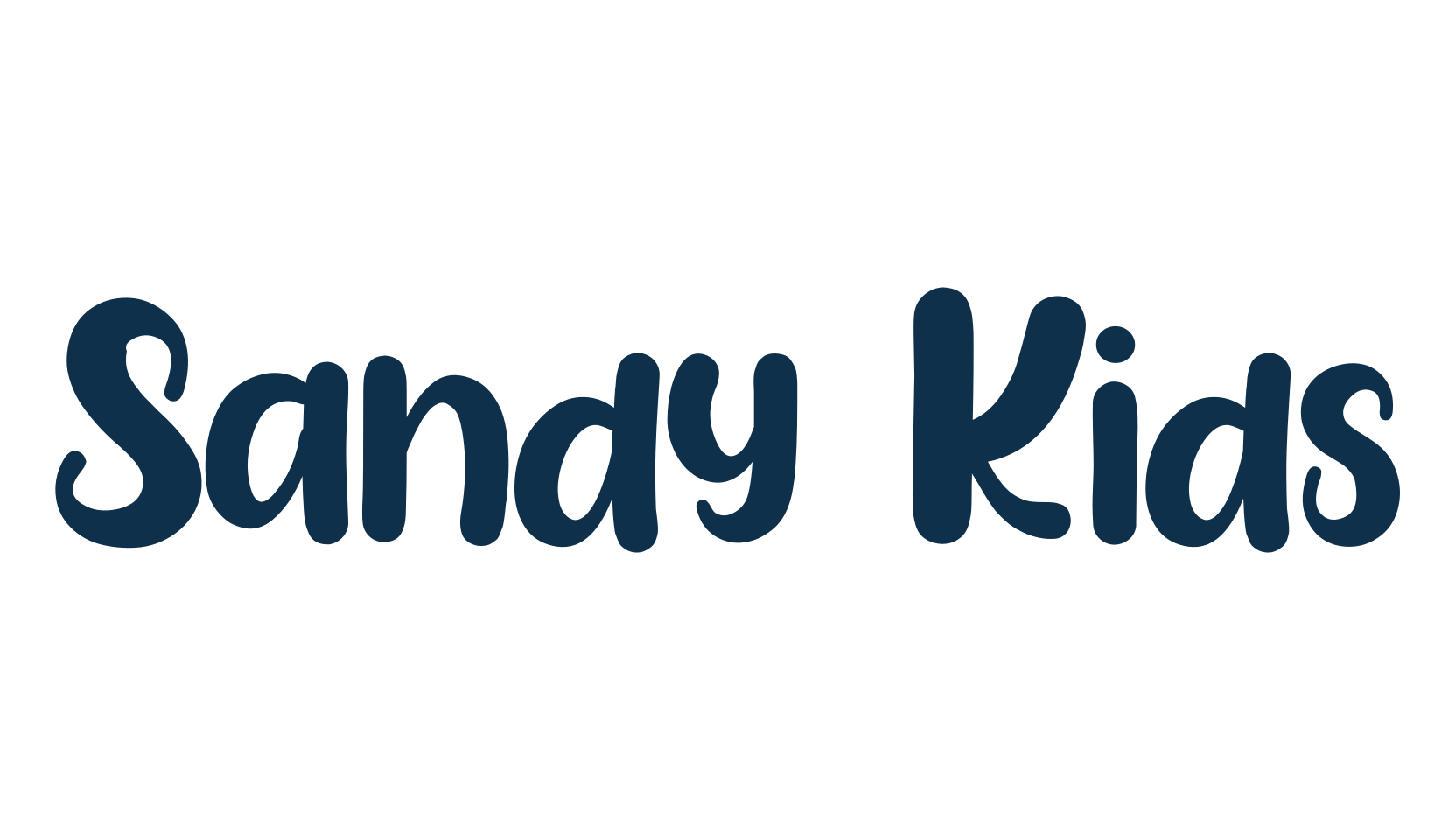 Sandy Kids, fancy cartoon decorative font preview