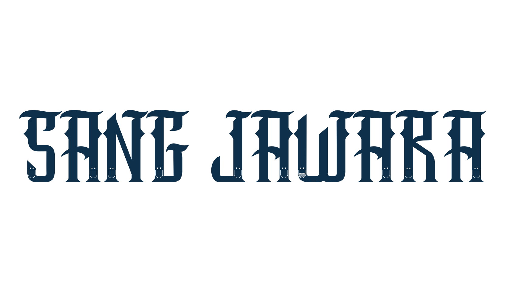 Sang Jawara, gothic modern font preview
