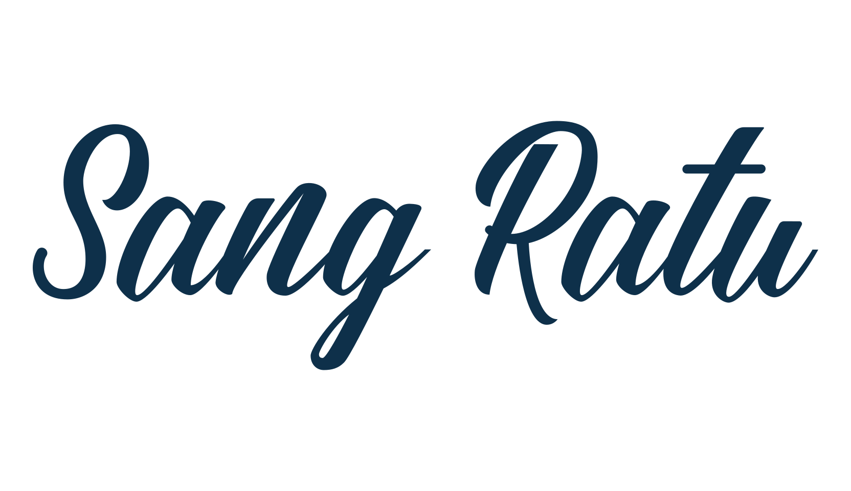 Sang Ratu, display market font preview