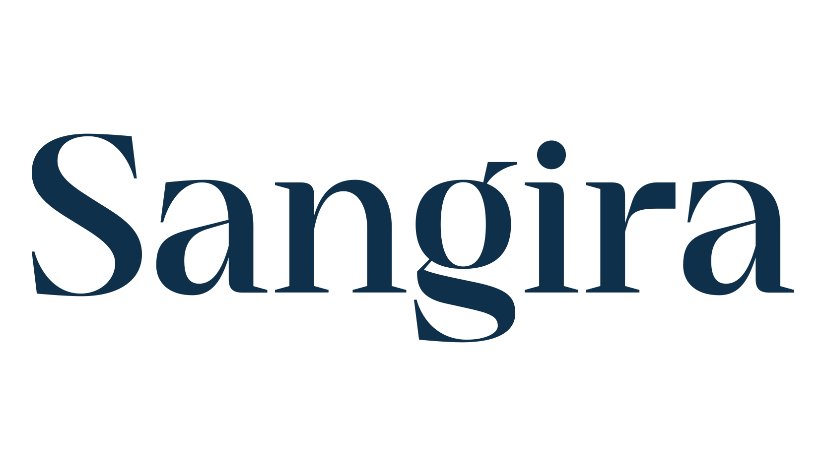 Sangira, basic serif font preview