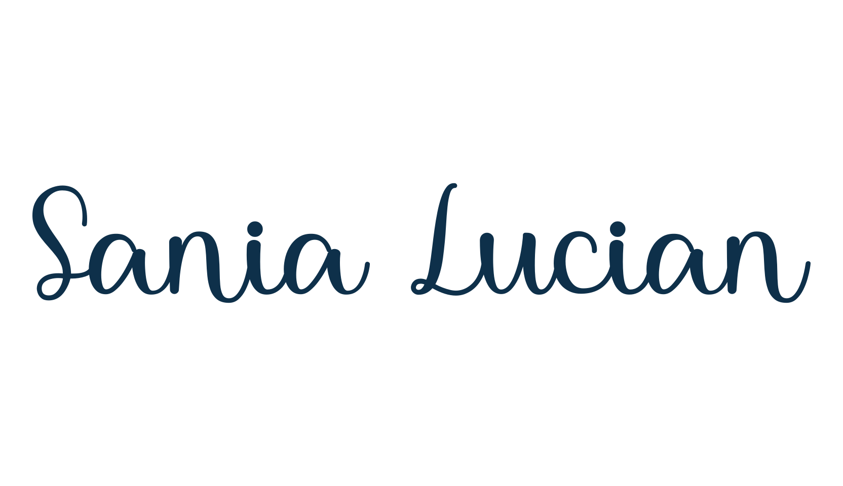 Sania Lucian, fancy decorative font preview