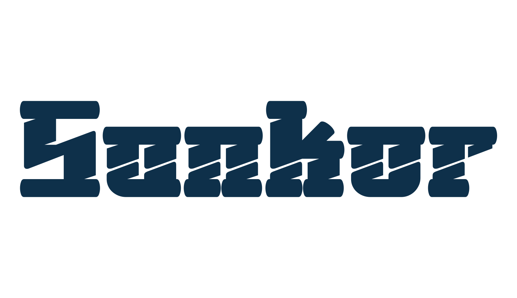 Sankor, fancy groovy decorative font preview