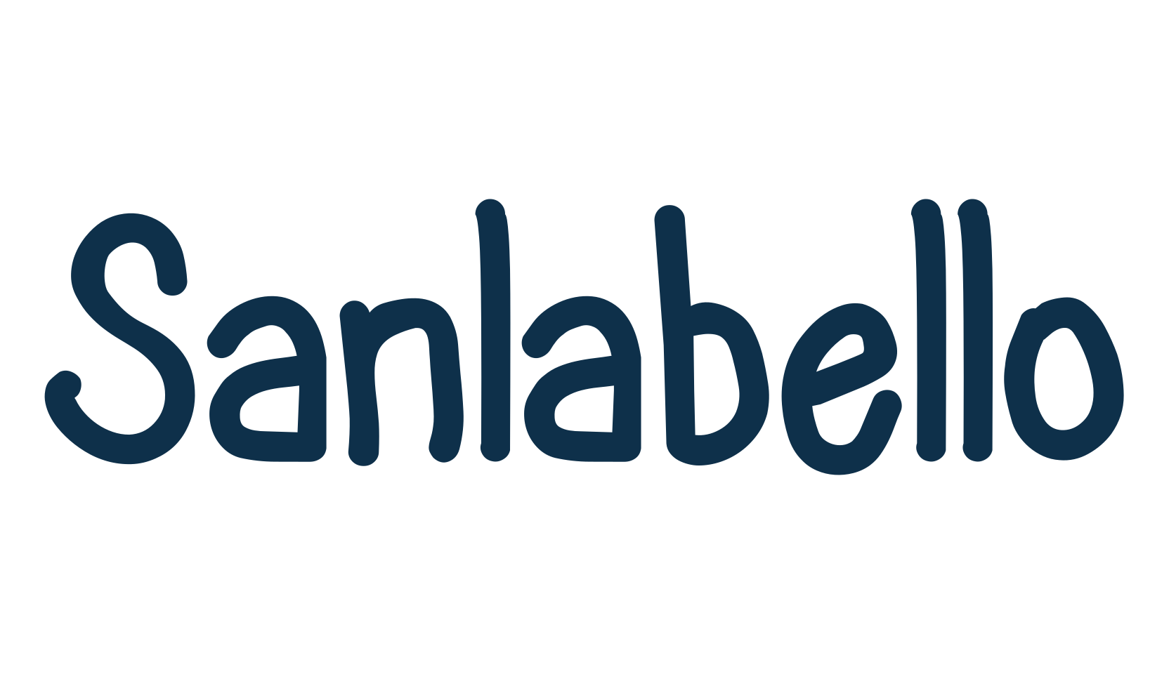 Sanlabello, handwriting font preview